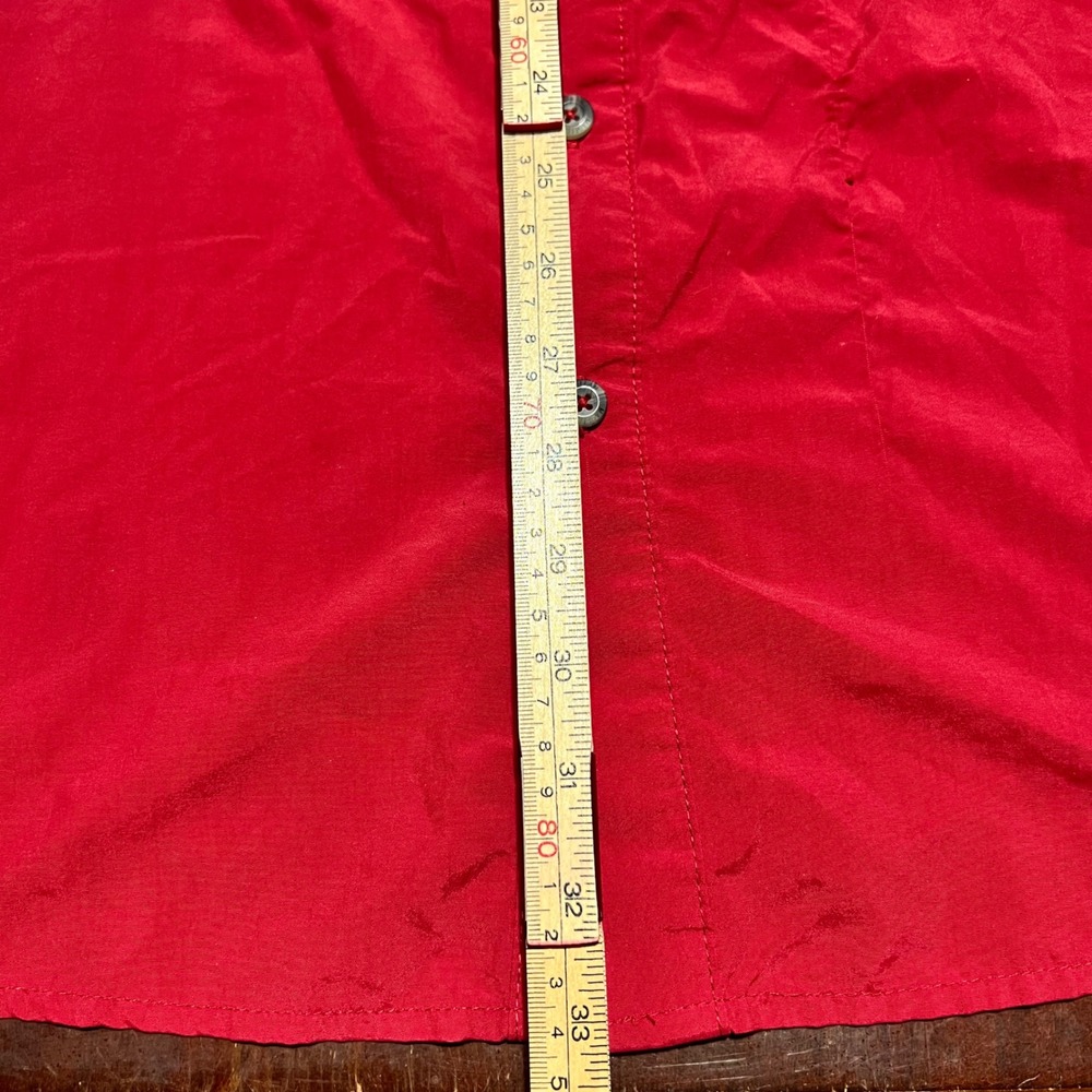 Magellan Outdoor Mens 3XL Red Short Sleeve Fishing Shirt Ventilated Nylon Button - Picture 5 of 16